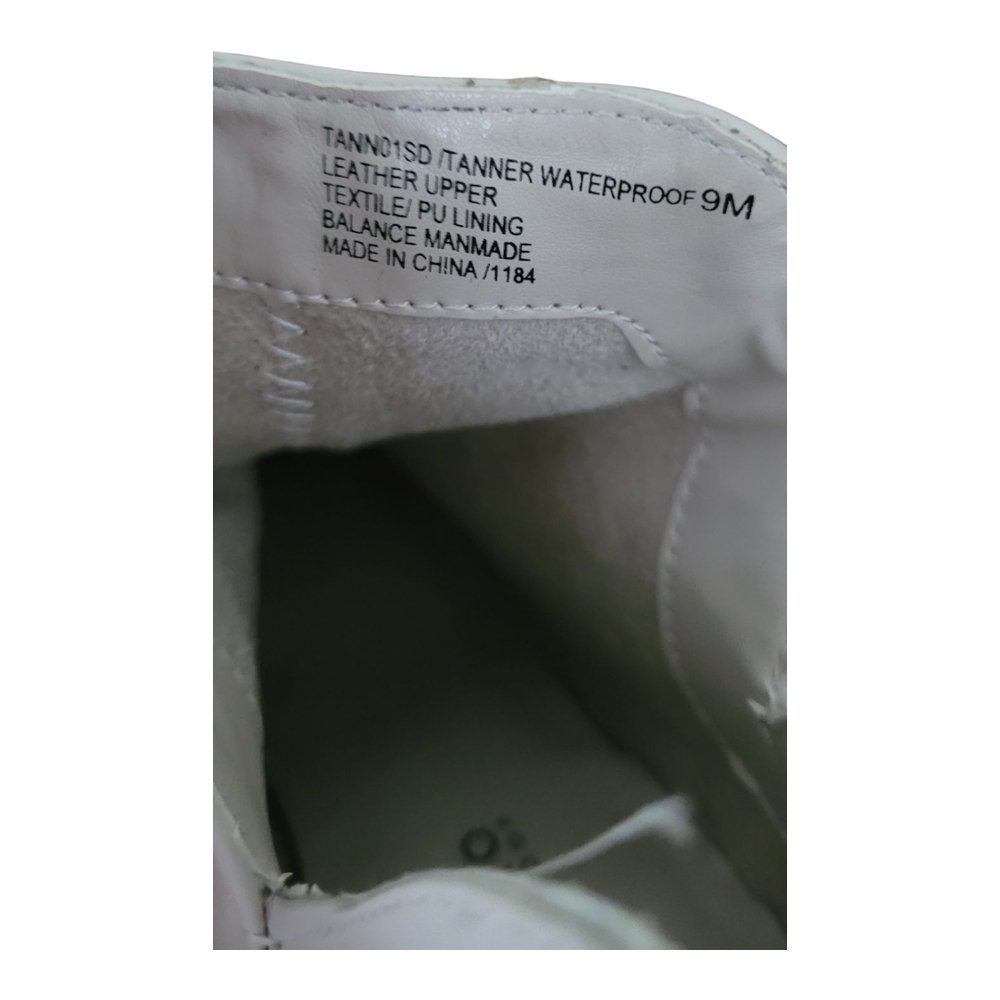 Blondo Tanner Waterproof Women's Off White Leather Ankle Booties Size 9.5 - Picture 8 of 8